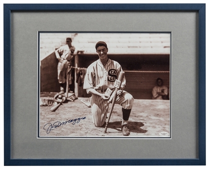 Joe DiMaggio Signed San Francisco Seals 11x14 Framed Photo (JSA)